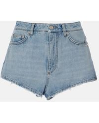 Dolce & Gabbana - High-Rise Denim Shorts - Lyst