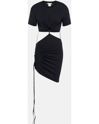 Nensi Dojaka - Cutout Cotton Jersey T-Shirt Dress - Lyst