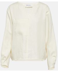 Loro Piana - Linen And Wool Top - Lyst