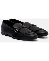 Max Mara - Loafers Aus Leder - Lyst
