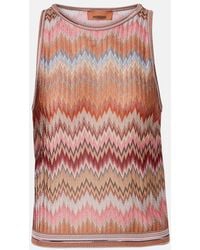 Missoni - Zigzag Lame Tank Top - Lyst
