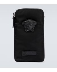 Versace - La Medusa Nylon Phone Pouch - Lyst