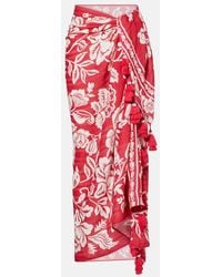 FARM Rio - Pareo Cashew And Birds Aus Baumwolle - Lyst