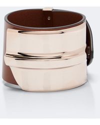Max Mara - Armband Aus Leder - Lyst