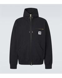 Sacai - X Carhartt Cotton Jersey Hoodie - Lyst