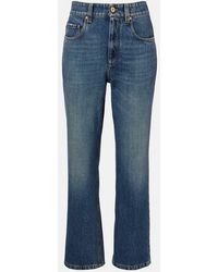 Brunello Cucinelli - Cropped Straight Jeans - Lyst