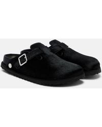 Birkenstock - Boston Calf Hair Clogs - Lyst