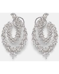 YEPREM - Y-Couture 18Kt Drop Earrings With Diamonds - Lyst