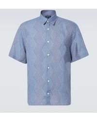 Frescobol Carioca - Castro Printed Linen Shirt - Lyst