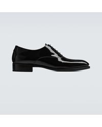 Saint Laurent - Adrien Patent Leather Derby Shoes - Lyst