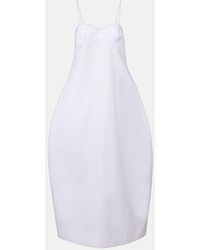 Rohe - Cotton Bustier Dress - Lyst