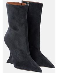Paris Texas - Nina 105 Suede Ankle Boots - Lyst