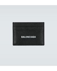 Balenciaga - Cash Leather Card Holder - Lyst