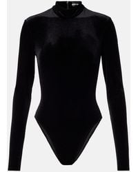 David Koma - Velvet Bodysuit - Lyst