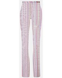 Missoni - Zigzag High-Rise Slim Pants - Lyst