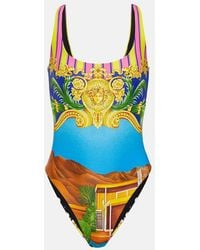 Versace - Medusa Palm Springs Swimsuit - Lyst