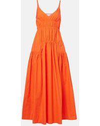 Proenza Schouler - Label Michelyn Cotton-Blend Maxi Dress - Lyst