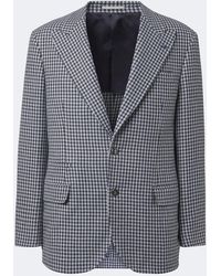 Brunello Cucinelli - Houndstooth Cashmere Blazer - Lyst