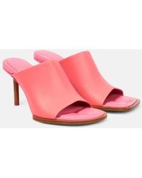 Jacquemus - Rond carreheeled mules - Lyst