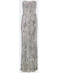 Jenny Packham - Euphoria Embellished Bustier Gown - Lyst