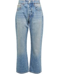 Victoria Beckham - High-rise Cropped Jeans - Lyst