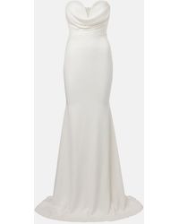 Alex Perry - Bridal Robe Aus Satin - Lyst