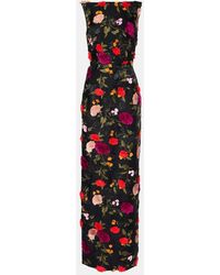 Erdem - Embroidered Jacquard Gown - Lyst