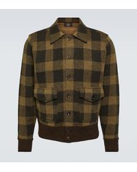 RRL - Checked Wool Jacket - Lyst