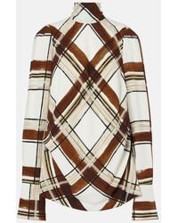 Dries Van Noten - Checked Top - Lyst