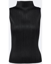 Pleats Please Issey Miyake - Basics Pleated Top - Lyst