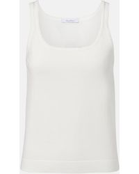 Max Mara - Umano Cotton Tank Top - Lyst