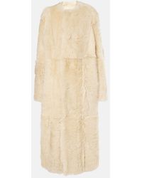 TOTEME - Shearling Coat - Lyst