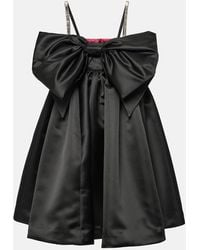 Nina Ricci - Bow-Detail Satin Minidress - Lyst