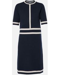 Max Mara - Wool-Blend Midi Dress - Lyst
