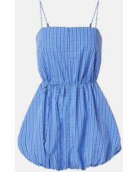 Faithfull the Brand - Riatto Checked Cotton Romper - Lyst