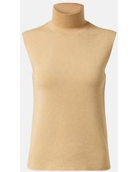 Loro Piana - Luciole Cashmere-Blend Turtleneck Top - Lyst