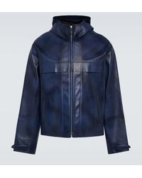Berluti - Hooded Leather Jacket - Lyst