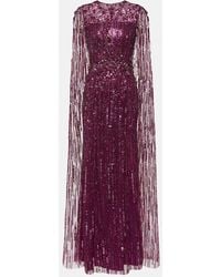 Jenny Packham - Robe Ruby Mit Pailletten - Lyst