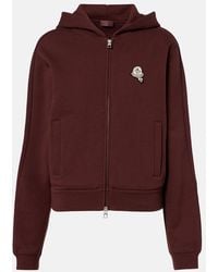 Moncler - Cotton Zip-Up Hoodie - Lyst