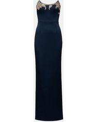Rebecca Vallance - Lessa Embellished Satin Bustier Gown - Lyst