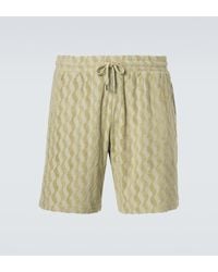 Frescobol Carioca - Augusto Jacquard Terry Bermuda Shorts - Lyst