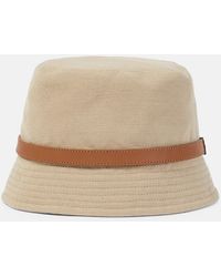 Saint Laurent - Canvas Bucket Hat - Lyst