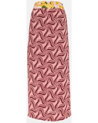Dries Van Noten - Jupe Longue Imprimee - Lyst