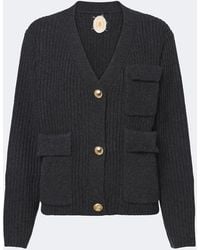 Jardin Des Orangers - Ribbed-Knit Wool And Cashmere Cardigan - Lyst