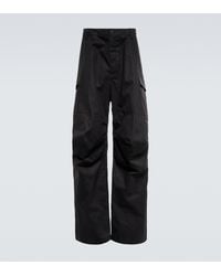Balenciaga Pantaloni cargo in twill di cotone - Nero