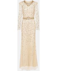 Jenny Packham - Embellished Aura Gown - Lyst