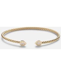 David Yurman - Petite Modern Renaissance Cablespira 18Kt Bracelet With Diamonds - Lyst