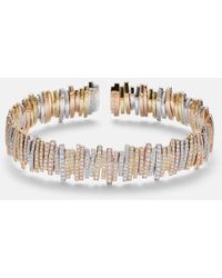 Suzanne Kalan - Classic Milli 18Kt, Rose, And Bangle With Diamonds - Lyst