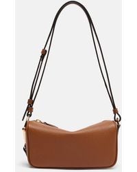 Gucci - Half Horsebit Small Leather Shoulder Bag - Lyst