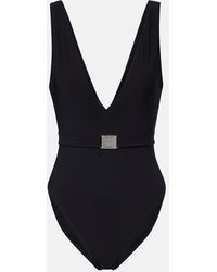 Tory Burch - Badeanzug Double T - Lyst